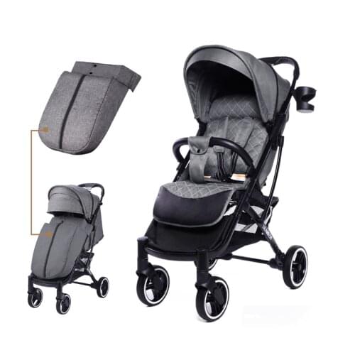 New dearest 818+ waterproof design baby stroller wheel natural rubber elastic foldable stroller