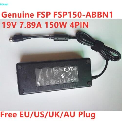 Genuine FSP 19V 7.89A 150W 4PIN FSP150-ABBN1 FSP150-AHA AC Power Supply Adapter For TOBII TX300 GETAC X500 FSP150-ABBN2 Charger