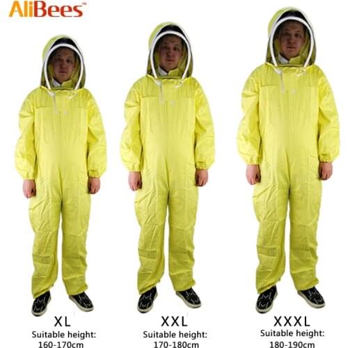 Full Body Beekeeping Suit Tool Fashion Beekeeper Veil Overalls Beekeepers Costum Anti Bee Professional Ventilat Clothing Smock
