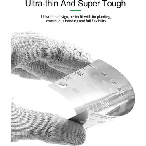 RELIFE RL-044 For IP11 11PRO 11 PROMAX Tail Plug Board Dot Matrix And Other Chips Tin Template BGA Reballing Stencil