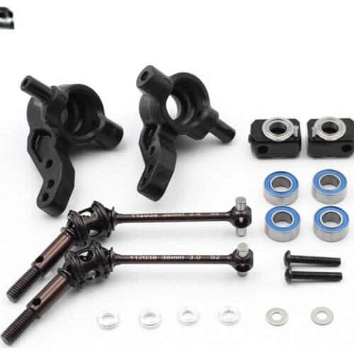 SN-RC 1:10 RCAccessorie 123890 STEERING WITH CVD UNIVERSAL JOINT(COMPLETE SET)