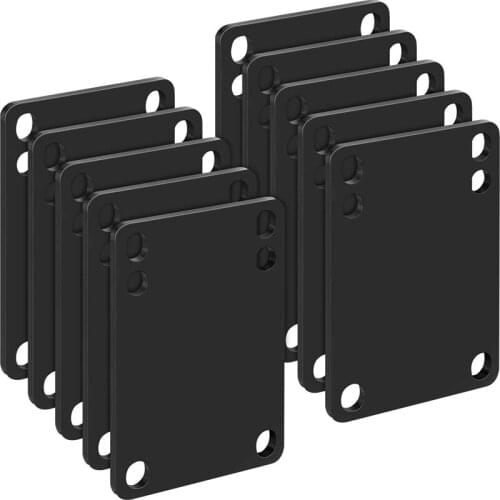 Top!-20 Pcs 3mm Skateboard Riser Shock Pads Longboard Rise Pads Skateboard Shock Pads Soft Longboard Shockpads