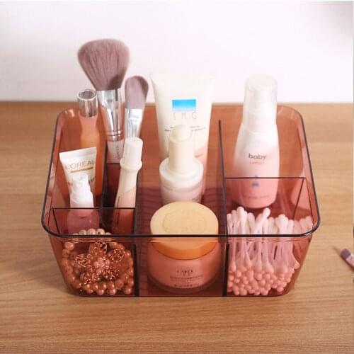 Large Capacity Cosmetic Storage Box Makeup Organizer Make Up Display Case Nail Polish Lipstick Holders Bathroom Desk Organizer