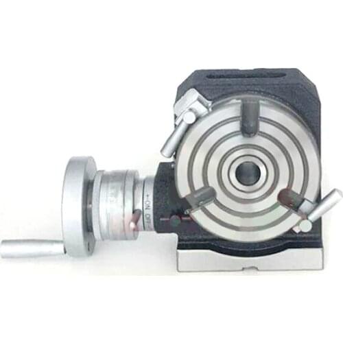 HV4 diameter 100mm vertical and horizontal milling machine horizontal vertical rotary table high precision