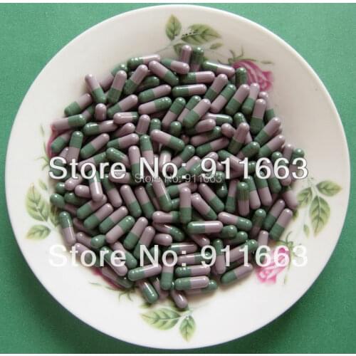 4# 10,000pcs, green-grey colored capsules/gelatin empty capsules sizes 4(joined or seperated capsules available!)