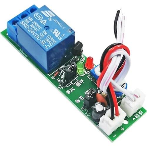 DC 5/12/24V Infinite Cycle Delay Timing Timer Relay ON OFF Switch Loop Module Time