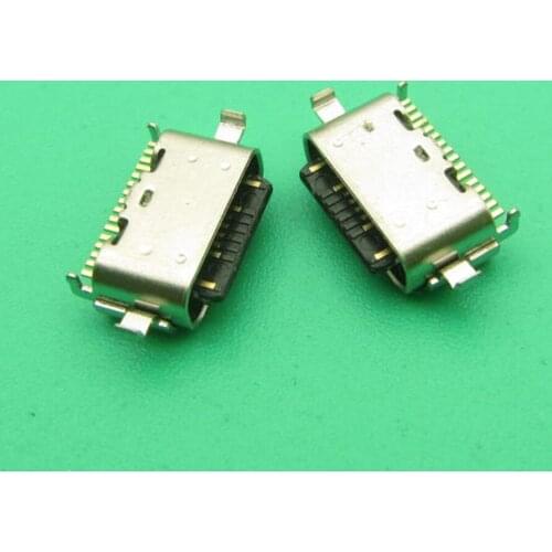 50pcs micro connector USB Type C for Lenovo P10 (Model Lenovo TB-X705F, Type ZA44) charging jack connector plug dock socket