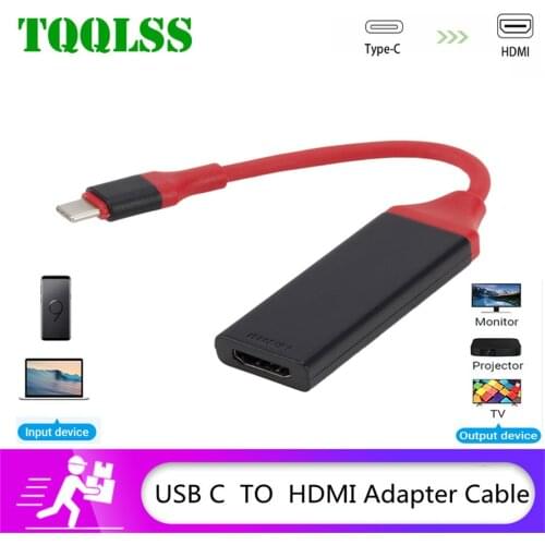 USB Type-C adapter USB 3.1 USB-C to HDMI adapter compatible male-to-female adapter suitable for Macbook Air Pro Huawei MateBook