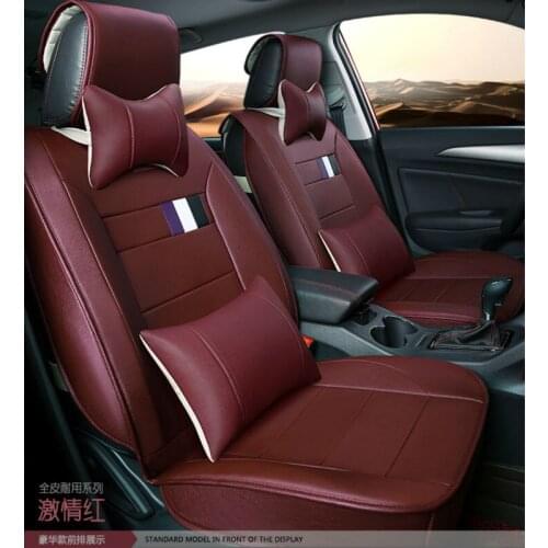 Automobile cushion car seat covers leather pu for Skoda Octavia Fabia Superb Yeti Rapid VOLVO V60 XC90 V40 XC60 S60L S80L XC90