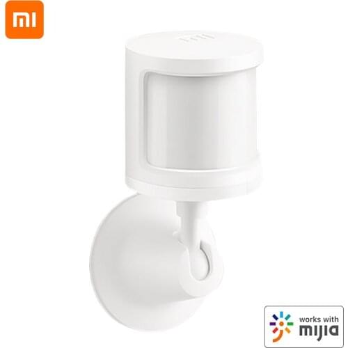 Xiaomi Human Body Sensor 2 Wireless Light Intensity Sensors Movement Motion Sensor Holder Smart Home Kit Work with BT Gateway