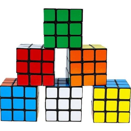 5.2CM 6CM 7CM Child Magic Cubes 3CM Twist Puzzle Speed Classic Plastic Toys Learning Education For Kids Puzzle