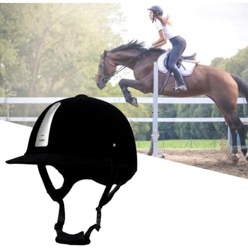 Unisex Breathable Equestrian Helmet Adjustable Horse Riding Helmet Protection Cap for Racecourse Equipment