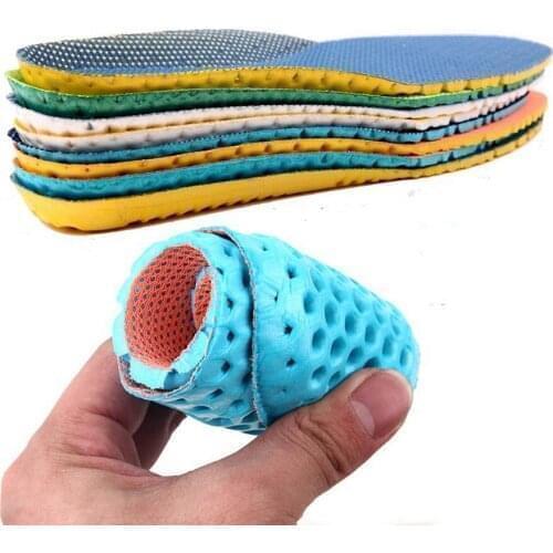 DHL or fedex 100 pairs/lot Stretch Breathable Deodorant Running Cushion Insoles For Man Women For Shoes Sole Orthopedic Pad