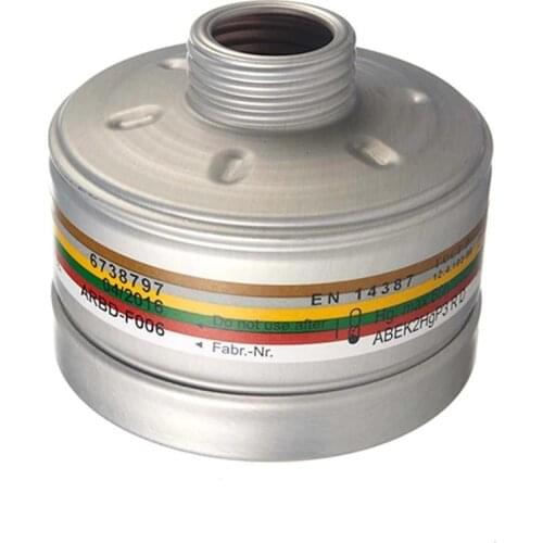 Drager X-plore Rd40 A2B2E2K2 Hg P3 R D Filter Combination filter with standard Rd 40 connection for high respiratory protection