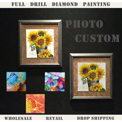 Photo Custom LaoJieYua Diamond Painting 5D DIY Picture of Rhinestones Diamond Embroidery 3D Cross Stitch Home Wedding Decoration