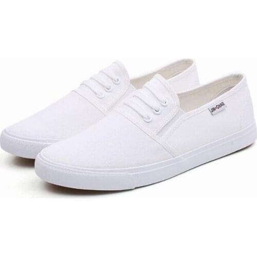 New mens sneakers fashion cloth lace-up flat-bottom non-slip lightweight breathable comfortable casual shoes for menHKGS