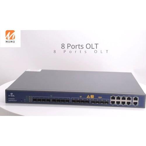 New Product FTTH Fiber Optic Equipment 8 PON Ports EPON OLT