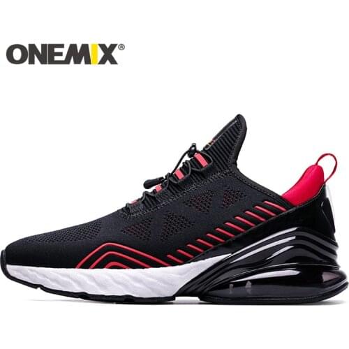 ONEMIX 2020 Sneakers Men Running Shoes Sports Cushioning Breathable Knitted Mesh Women Outdoor Original Authentic Athletic Shoes