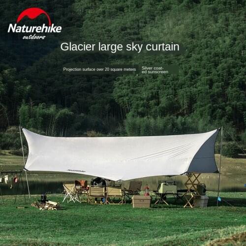Naturehike 8-10 person Large Camping Pergola Silver Coated Sunscreen Large Awning Car Block Rain Water Resistant NH19TM004