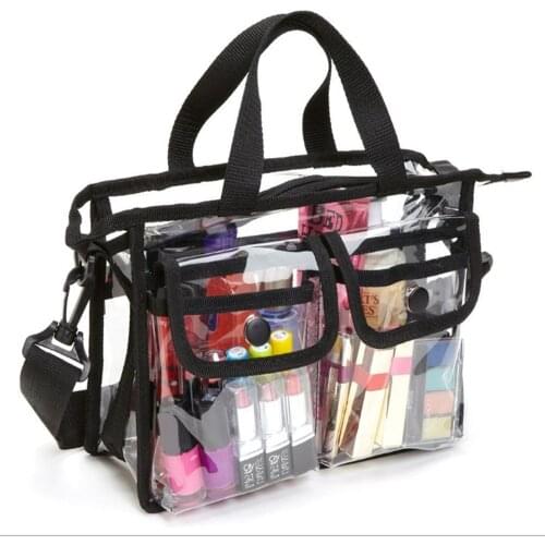 Clear Tote Bag Crystal PVC Storage Bag Transparent Bags Women Shopping Travel Handbag Shoulder Beach bag