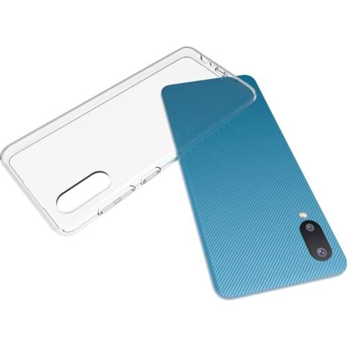 Anti-yellow Transparent Crystal Case for Samsung Galaxy A02 A 02 A022F A022M Soft Mobile Phone Bag TPU Cover Capa