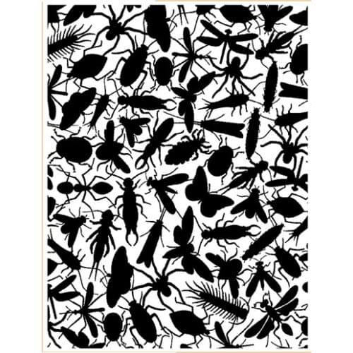 Insect Background Transparent Clear Silicone Stamp/Seal for DIY scrapbook/photo album Decorative clear stamp sheets ST0787