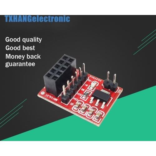 Socket Adapter plate Board 10 Pin NRF24L01+ Wireless Transceive module Red diy electronics