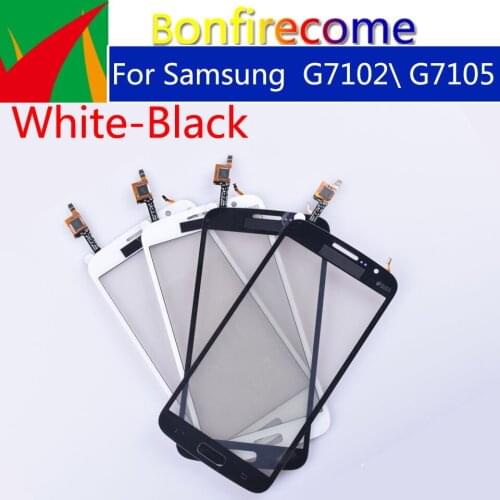 10pcs\lot For Samsung Galaxy Grand 2 G7102 G7105 G7106 G7108 G710 Touch Screen Panel Sensor Digitizer Front Glass Lens