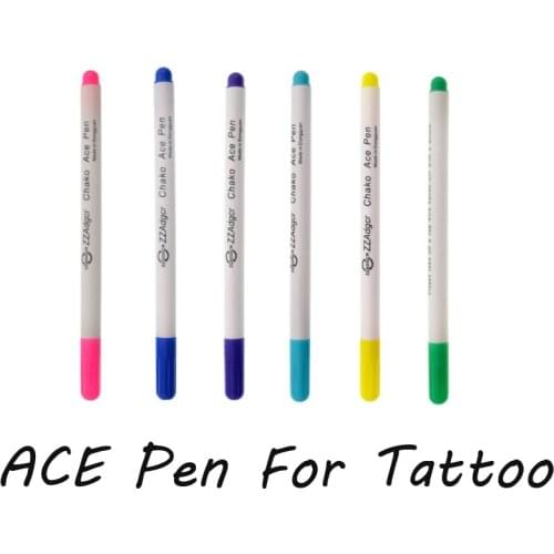 Tattoo Skin Permanent MarkerTattoo Marking Scribe Pen Permanent Tattoo pen 12 Packs Tattoo Marker Pen