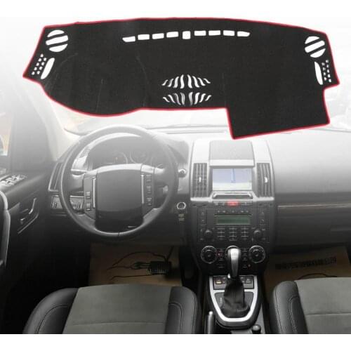Universal Dashboard Mat Cover Anti-Sun Professional Nap Easy to Install Dash Mat for Land Rover Freelander