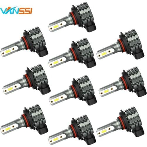 VANSSI Extremely bright 4000lm CSP LED Chipsets HB4 9006 LED Bulbs HB3 9005 LED Fog Lamp 6000k White 12V Car Day Running Lamp