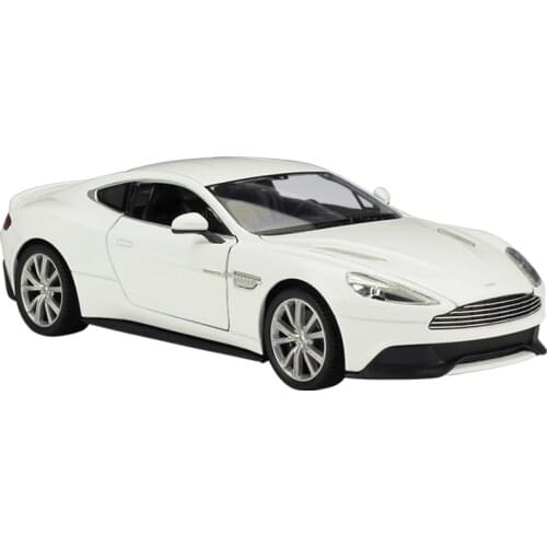 Welly Diecast 1:24 Scale Aston Vanquish Die Cast Alloy Sports Car Metal Toy For Children Gift Collection