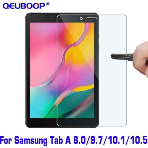Tablet Screen Protector For Samsung Galaxy Tab A 8.0 9.7 10.1 10.5 inch Tempered glass Film T290 T295 T590 T510 P200 T380 T580
