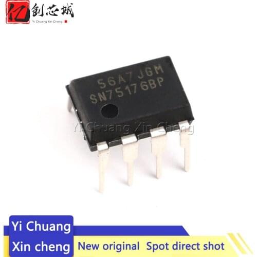 10PCS SN75176BP DIP8 SN75176 DIP 75176 DIP-8 new and original IC