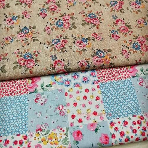 150cm Width Plain cotton handmade patchwork fabric baby clothing cloth tablecloth decoration DIY handmade lazy patchwork flowers