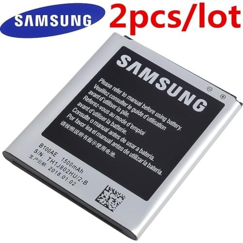 2pcs/lot Original Battery B100AE For Samsung SM-G313ML G313ML GT-S7898 GT-S7270 Galaxy Ace 3 3G GT-S7272 Phone 1500mah b100ae