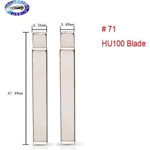 2PCSX Flip KD / VVDI Remote Key Blade HU100 Type #71 for Opel for Buick for Cruze NO. 71