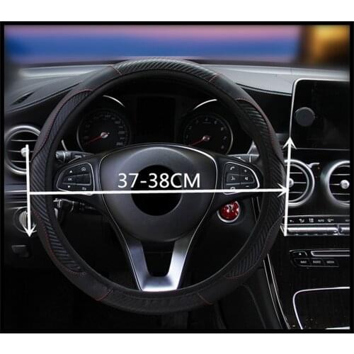 37-38CM car steering wheel cover auto without inner ring accessories for BMW EfficientDynamics E46 E39 E38 E90 E60 E93 F30 F31