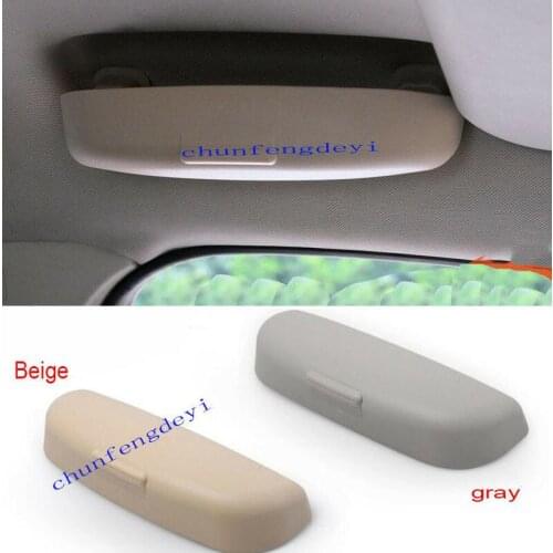 1pcs car Sunglasses Holder Glasses Case for AUDI Q3 Q5 Q7 A6L A6 A4 A8 A3 A5 A7