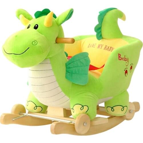 Baby swing Plush Horse Toy Rocking Chair baby Swing Seat Outdoor Kid Ride On Toy Rocking