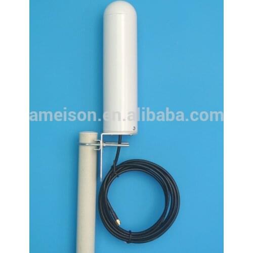 Ultra Long range wifi antenna Antenna 806~960/1710~2700MHz 5dBi dual band 4g LTE fiberglass omnidirectional antenna