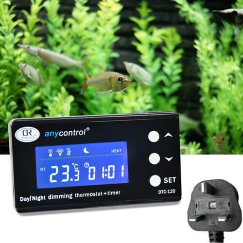 Electronic Thermostat Temperature Control Thermostat Controller Reptile Thermostat for Reptile Aquarium