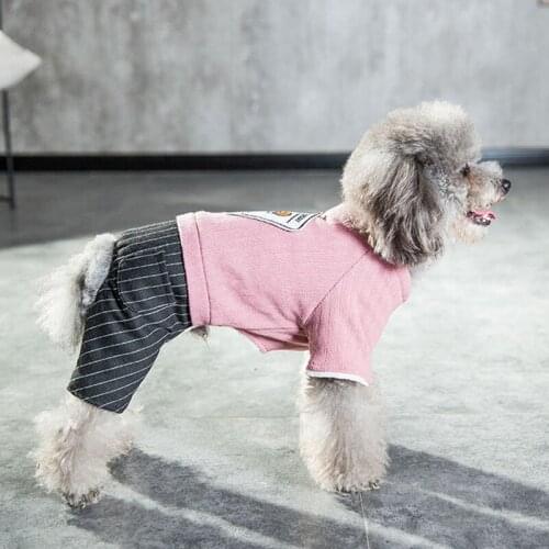 Cotton Dog Clothes Pajama Autumn Winter Thicker Warm Pet Product Puppy Small Dog Teddy Bear Pets Clothing High Quality Jumpsuit
