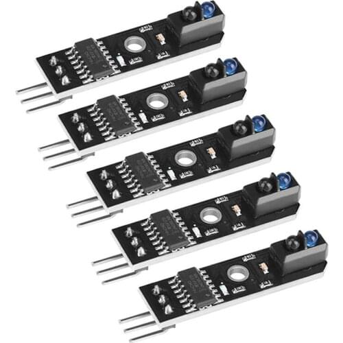 Infrared Tracking Sensor Module 1-Channel Infrared Reflection Tracking Sensor Module Obstacle Avoidance Smart Car 5 Pcs