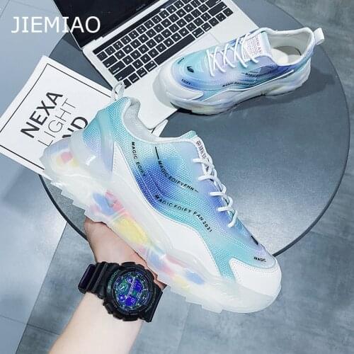 JIEMIAO 2021 Fashion Mens Running Shoes Light Comfortable Athletic Trainers Sneakers Outdoor Casual Walking Zapatos De Hombre