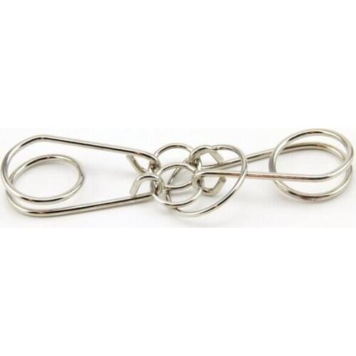 Classic IQ Metal Wire Puzzle Mind Brain Teaser Game for Adults Children