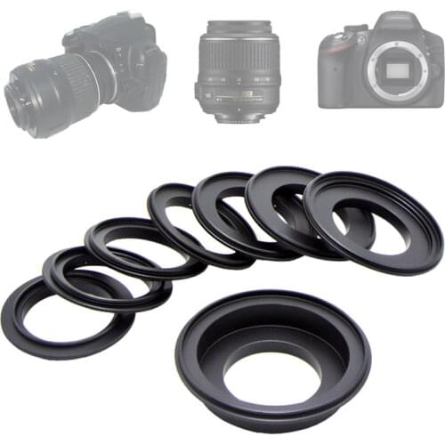 Macro Reverse Lens Adapter Ring 49 52 55 58 62 67 72 77mm for Nikon AI Mount for D3100 D7100 D7000 D5100 D5000 18-55mm 50 f1.8