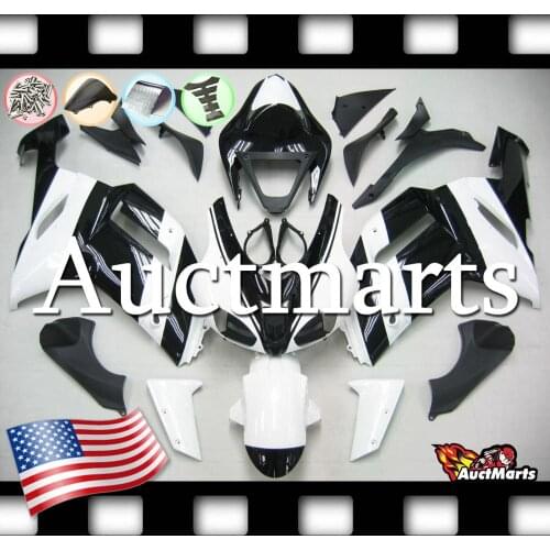 For Kawasaki Ninja ZX6R 2007 2008 07 08 Injection Plastic Fairing Kit (P/N:3i20)