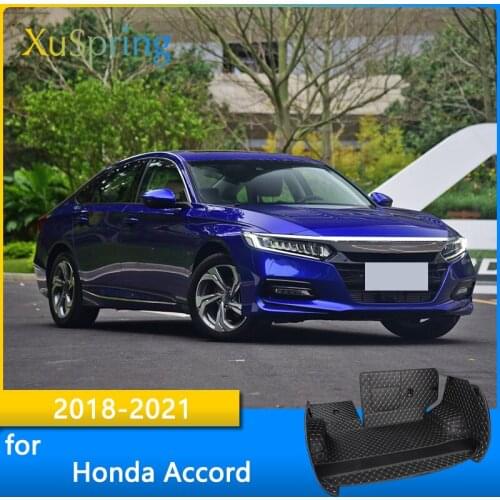 Car Trunk Mat Cargo Liner For Honda Accord 2018 2019 2020 2021 Rear Tail Durable Boot Cover Protective Styling