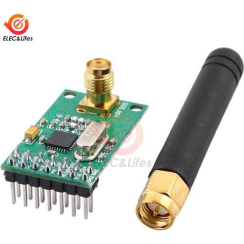 NRF905 Wireless Transceiver Module Transmitter Receiver Board With Antenna FSK GMSK 433 /868 /915 MHz FSK GMSK Low Power PLL